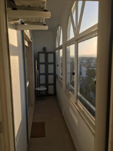 14 afgelsoten balkon